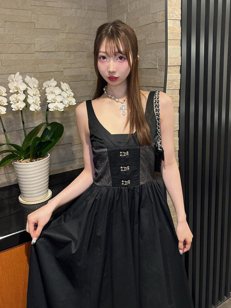 コルセットデザインロングワンピース – Darich (ダーリッチ)