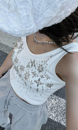 モデル：160cm（着用サイズ：FREE　着用カラー：WHT）