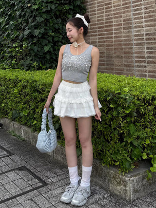 モデル：155cm（着用サイズ：FREE　着用カラー：GRY）