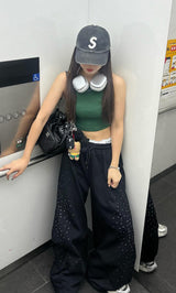 モデル：158cm（着用サイズ：FREE　着用カラー：BLK）