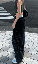 モデル：158cm（着用サイズ：FREE　着用カラー：BLK）