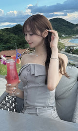 モデル：157cm（着用サイズ：FREE　着用カラー：GRY）