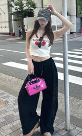 モデル：160cm（着用サイズ：FREE　着用カラー：BLK）