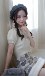 モデル：158cm（着用サイズ：FREE　着用カラー：IVO）