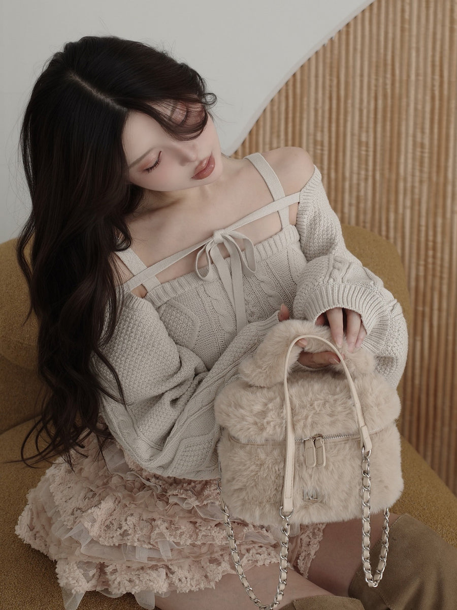 モデル：160cm（着用サイズ：FREE　着用カラー：BEG）