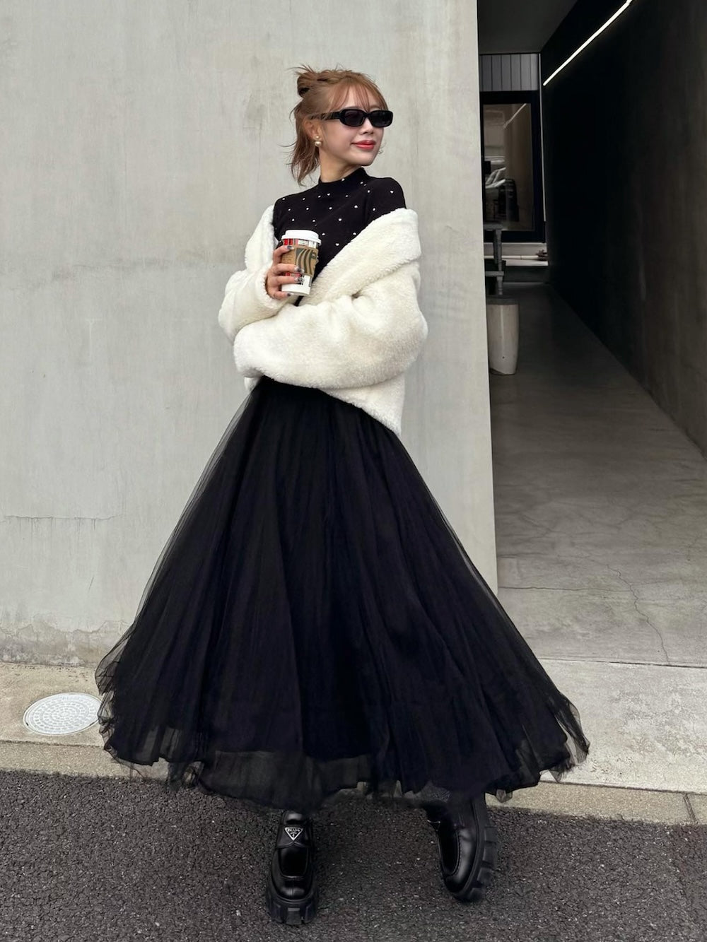 ノーカラーボリュームファーコート – Darich (ダーリッチ)