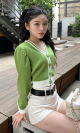 モデル：160cm（着用サイズ：FREE　着用カラー：GRN）
