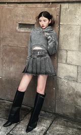 モデル：160cm（着用サイズ：FREE　着用カラー：C-GRY）