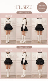 モデル：156cm/163cm（着用サイズ：F-L　着用カラー：BLK）