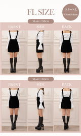 モデル：158cm/163cm（着用サイズ：F-L　着用カラー：BLK）