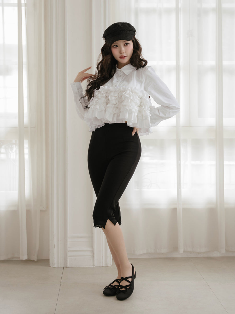 モデル：164cm（着用サイズ：FREE　着用カラー：WHT）
