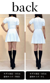 モデル：165cm（着用サイズ：FREE/F-L　着用カラー：WHT）