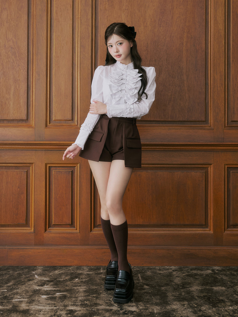 モデル：164cm（着用サイズ：FREE　着用カラー：BRN）