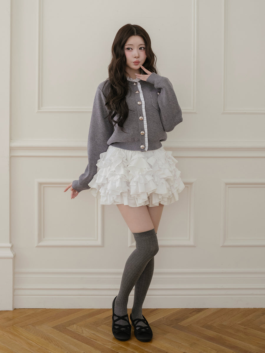 モデル：164cm（着用サイズ：FREE　着用カラー：WHT）