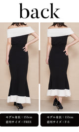 モデル：153cm（着用サイズ：F-S/FREE　着用カラー：BLK）