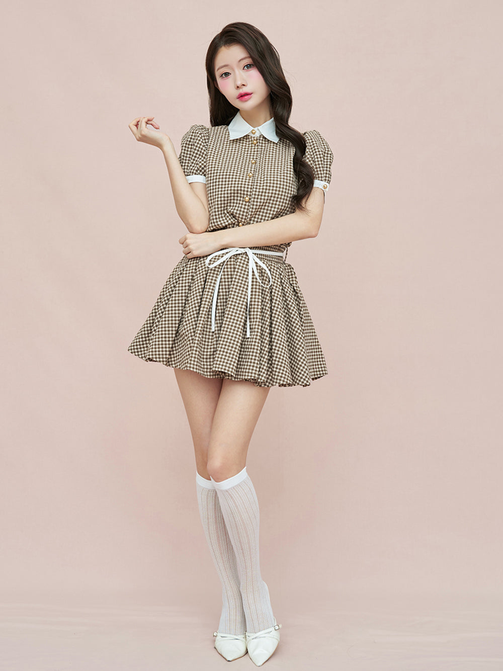 【新品】As, Sucker tank ギンガムチェック セットアップ 爽やか可愛いギンガムチェックのサマーセットアップ♡ – こども服ELMO