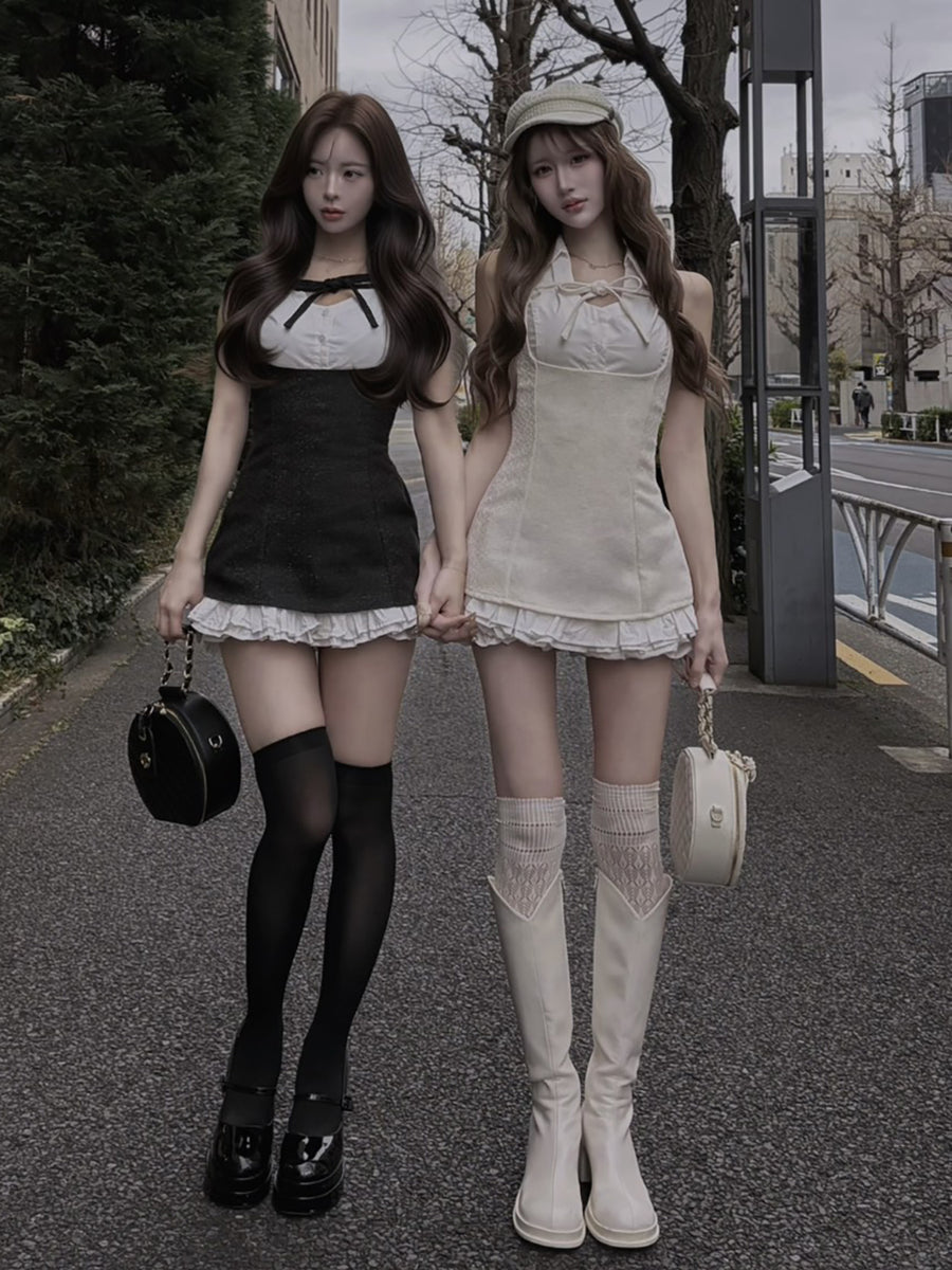 【BLK】158cm/FREE　【IVO】165cm/FREE