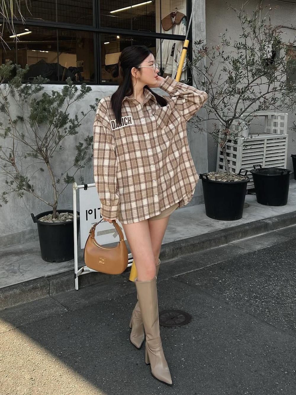 ワッペンチェックビッグシャツ – Darich (ダーリッチ)