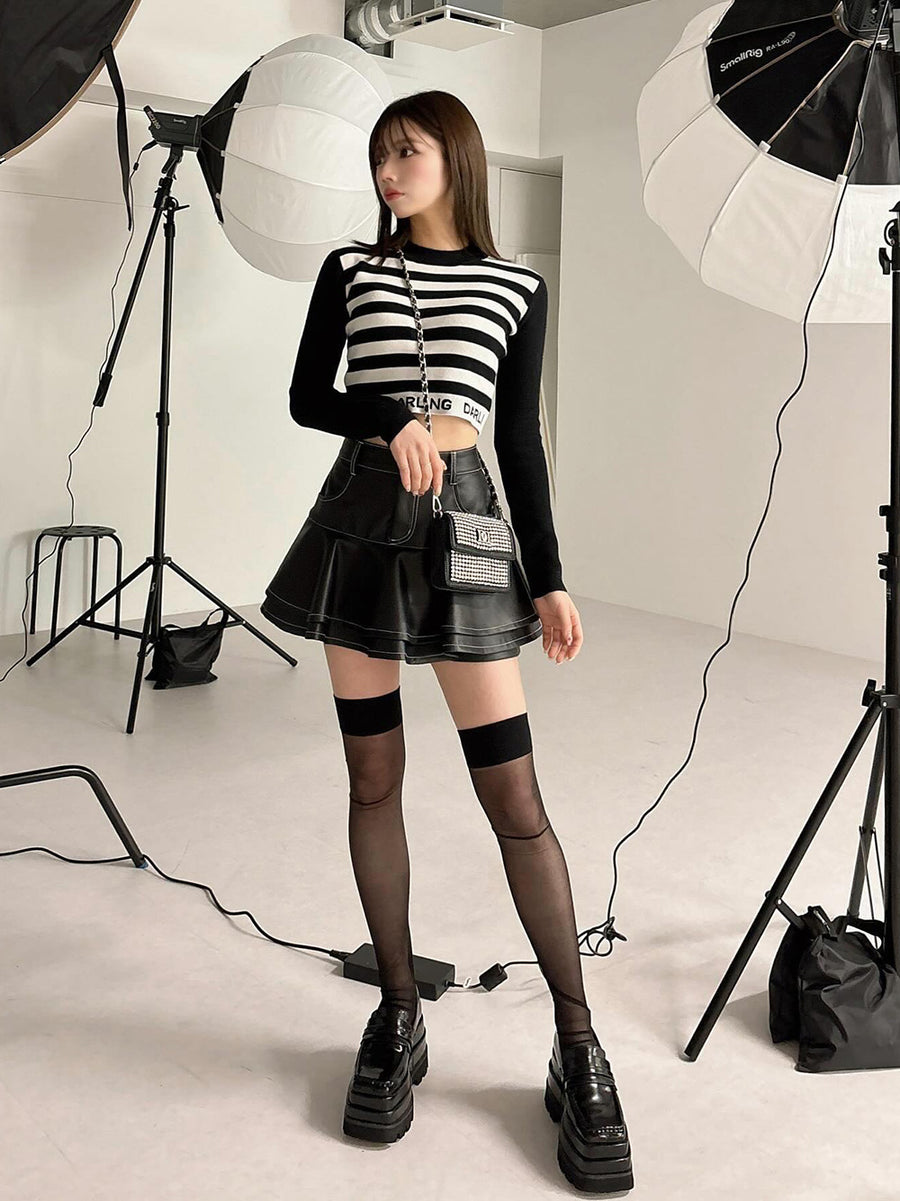 モデル：155cm（着用サイズ：FREE　着用カラー：BLK）