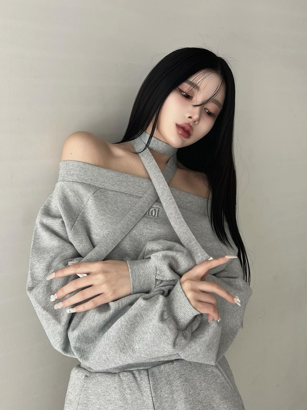 オフショルラメスウェットトップス – Darich (ダーリッチ)