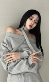 モデル：160cm（着用サイズ：FREE　着用カラー：GRY）