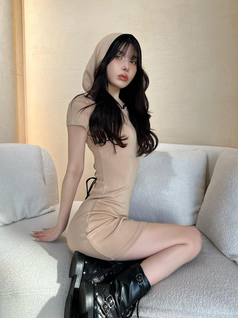 バックオープンカットミニワンピース darich バックオープンカットミニワンピース – Darich (ダーリッチ)