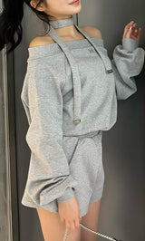 モデル：155cm（着用サイズ：FREE　着用カラー：GRY）