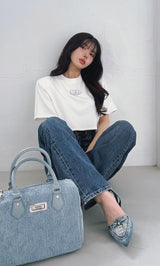 モデル：160cm（着用サイズ：FREE　着用カラー：WHT）