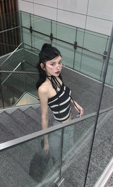 モデル：160cm（着用サイズ：FREE　着用カラー：BLK）