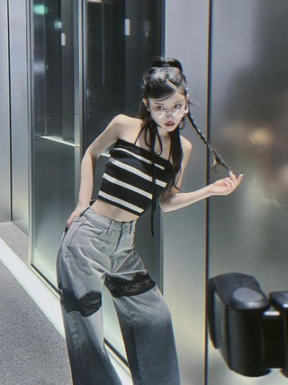 モデル：160cm（着用サイズ：S　着用カラー：BLK）