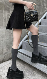 モデル：160cm（着用サイズ：S　着用カラー：BLK）