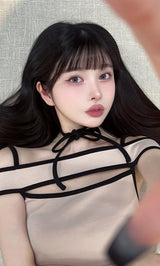 モデル：160cm（着用サイズ：FREE　着用カラー：BEG）