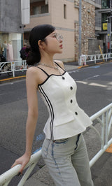モデル：160cm（着用サイズ：FREE　着用カラー：WHT）