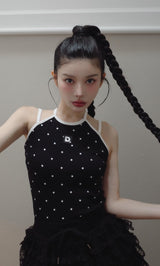 モデル：160cm（着用サイズ：FREE　着用カラー：BLK）