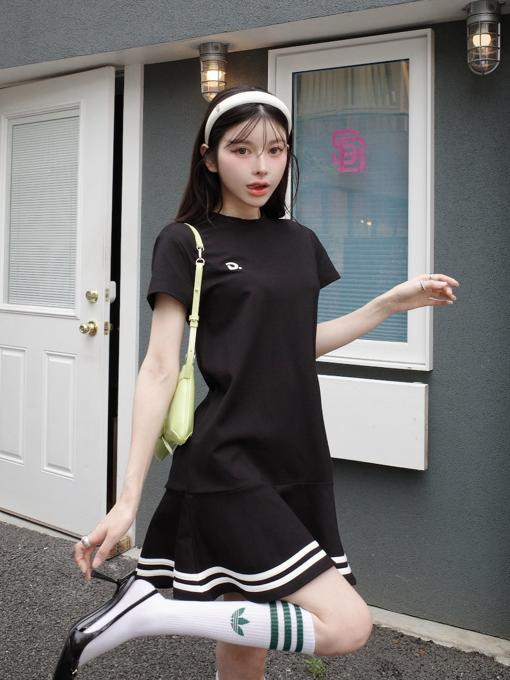 ラインカットフレアミニワンピース – Darich (ダーリッチ)