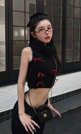 モデル：160cm（着用サイズ：FREE　着用カラー：BLK）