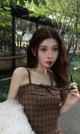 モデル：160cm（着用サイズ：FREE　着用カラー：BRN）