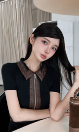 モデル：160cm（着用サイズ：FREE　着用カラー：BLK）