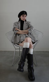 モデル：160cm（着用サイズ：FREE　着用カラー：GRY）