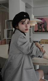 モデル：160cm（着用サイズ：FREE　着用カラー：GRY）