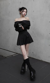 モデル：160cm（着用サイズ：S　着用カラー：BLK）