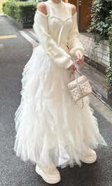 モデル：164cm（着用サイズ：FREE　着用カラー：WHT）