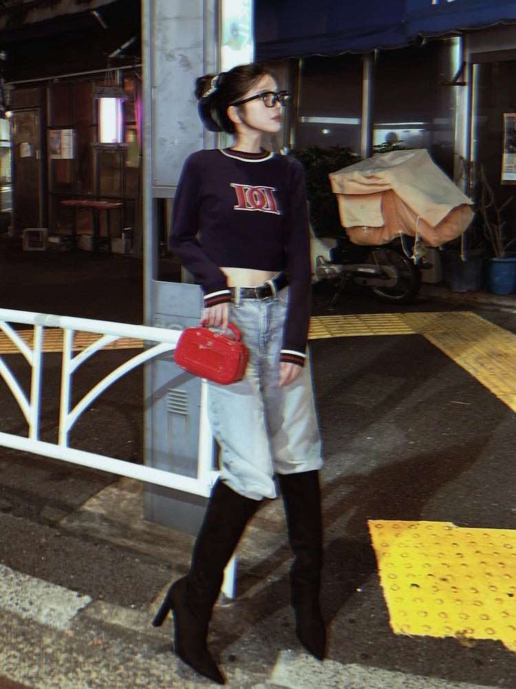 レトロDDロゴニットトップス – Darich (ダーリッチ)