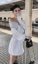 モデル：160cm（着用サイズ：FREE　着用カラー：L-GRY）