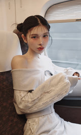 モデル：160cm（着用サイズ：FREE　着用カラー：L-GRY）