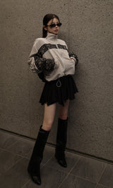 モデル：160cm（着用サイズ：FREE　着用カラー：GRY）