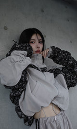 モデル：160cm（着用サイズ：FREE　着用カラー：GRY）
