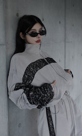モデル：160cm（着用サイズ：FREE　着用カラー：GRY）