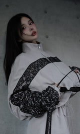 モデル：160cm（着用サイズ：FREE　着用カラー：GRY）