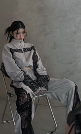 モデル：160cm（着用サイズ：FREE　着用カラー：GRY）